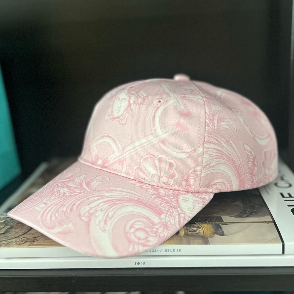 New Versace Barocco Pink Hat - Picture 2 of 5